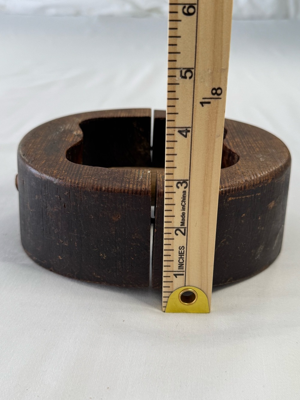 Antique Wooden Hat Stretcher Adjustable Millinery Shaper Tool - Size 6 3/4 - Picture 8 of 8